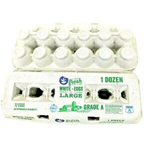Reusable Egg Cartons For 12 Eggs Large Grade 6 Count Art Crafts Organization 47b
